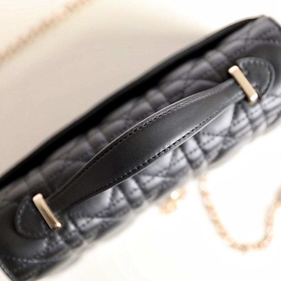 MISS DIOR MINI BAG Black Cannage Lambskin