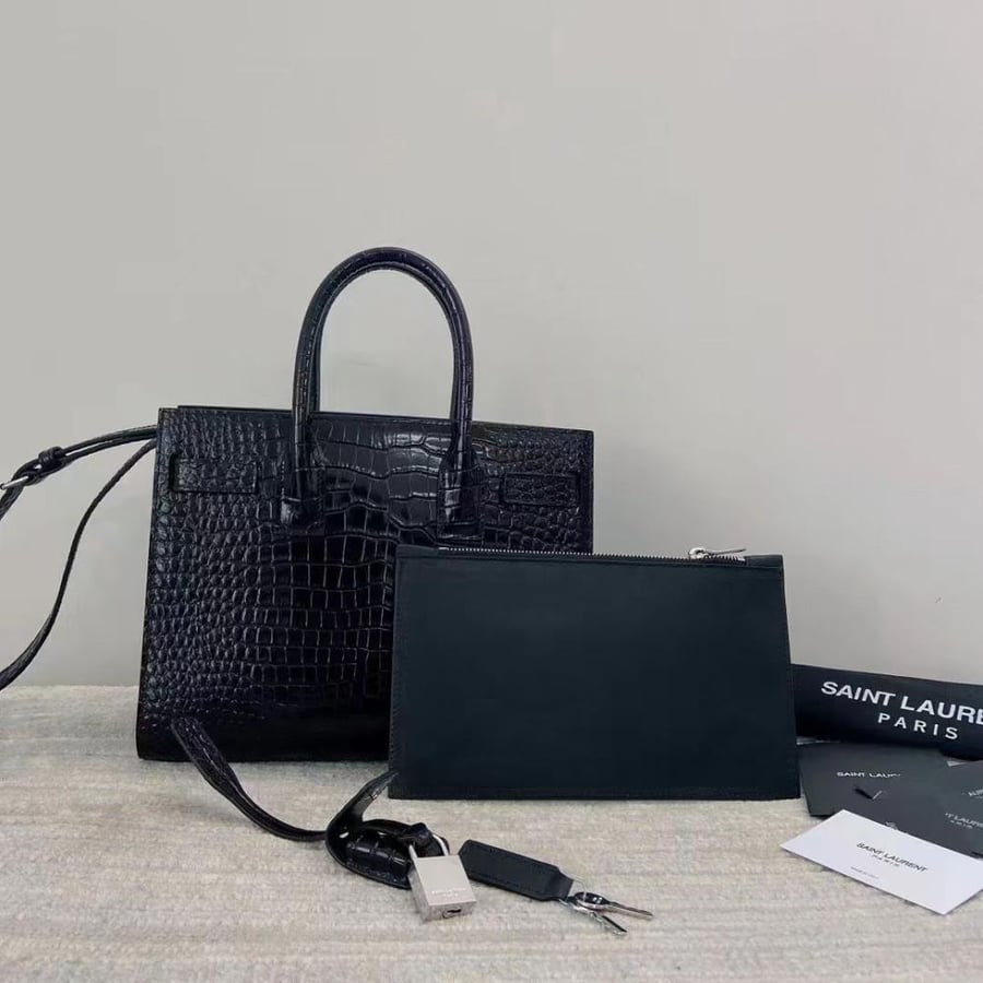 saint laurent SAINT LAURENT Sac De Jour nano tote bag black