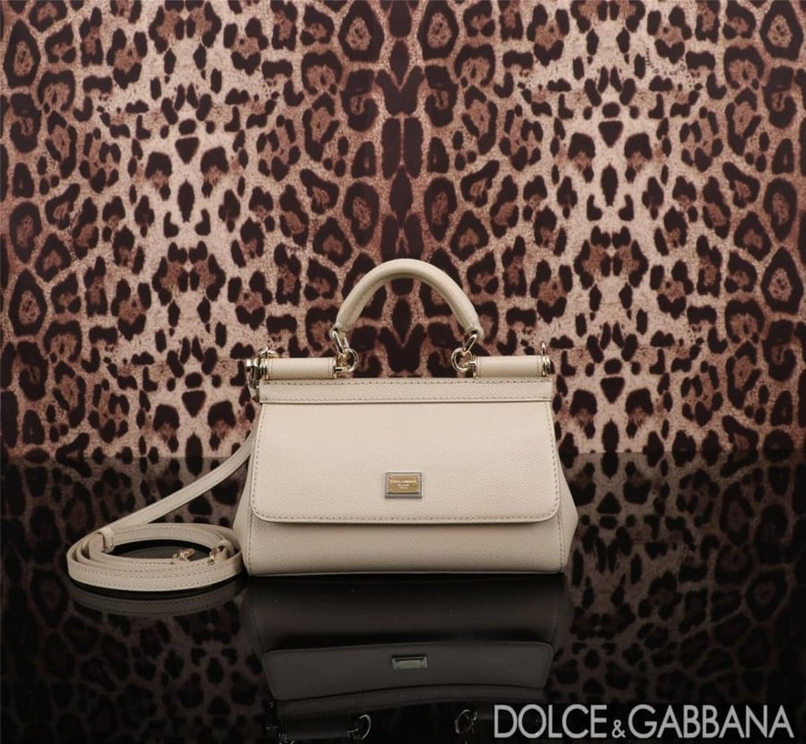 Mini Sicily bag in Dauphine calfskin Small Sicily bag in Dauphine calfskin