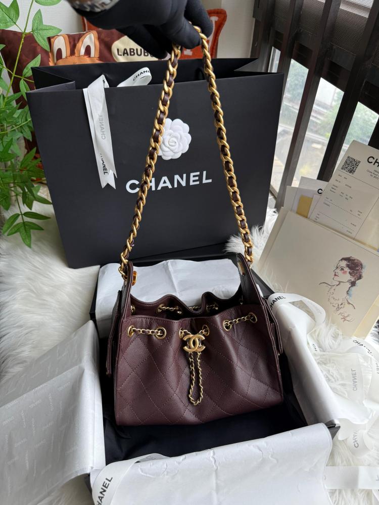 CHANEL Lady Bag Burgundy