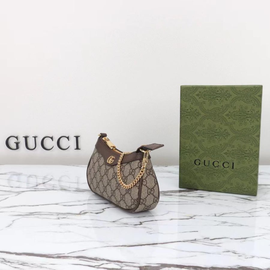Gucci Aphrodite Small Shoulder Bag GG Canvas