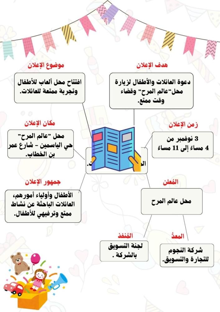 لغتي ( اعلان) خامس ابتدائي