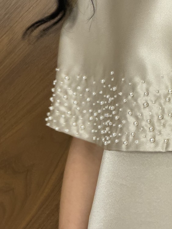 Luminous Pearl Taffeta