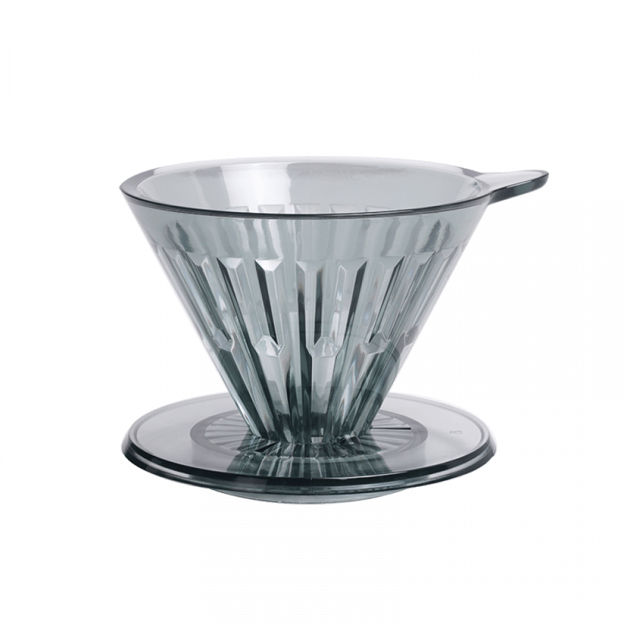 قمع الترشيح من تايمور 02 الجديد باللون الأسود الشفاف | CRYSTAL EYE DRIPPER 02
