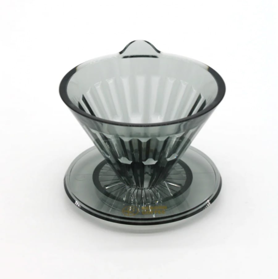 قمع الترشيح من تايمور 02 الجديد باللون الأسود الشفاف | CRYSTAL EYE DRIPPER 02