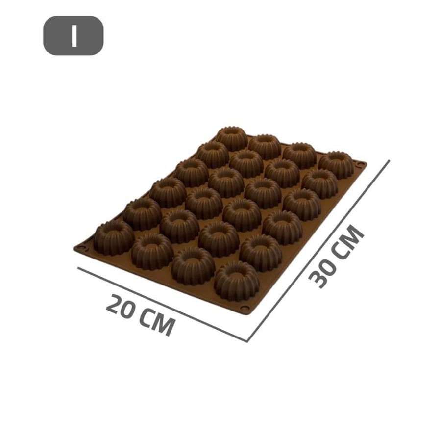 Silicone dessert molds