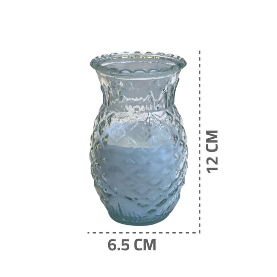 شمعة معطرة بفاز زجاج