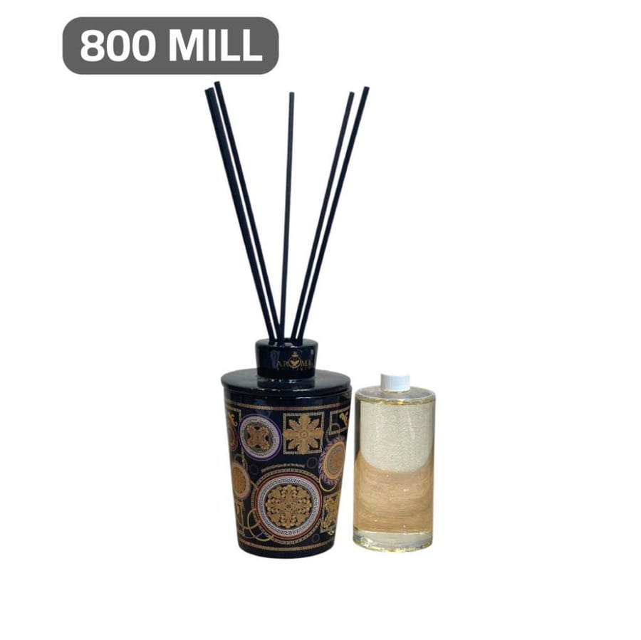 معطرات منزل اروما 800 ملل LUXURY برائحة LEATHER NOIR
