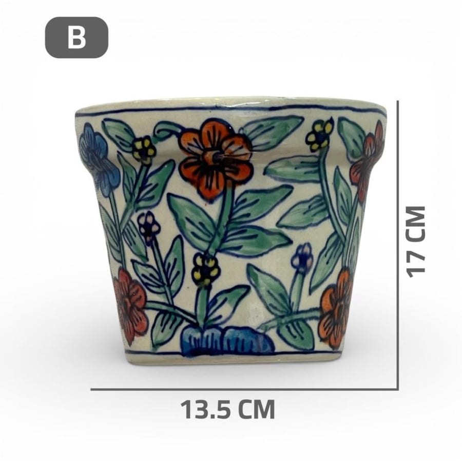 White ceramic vase