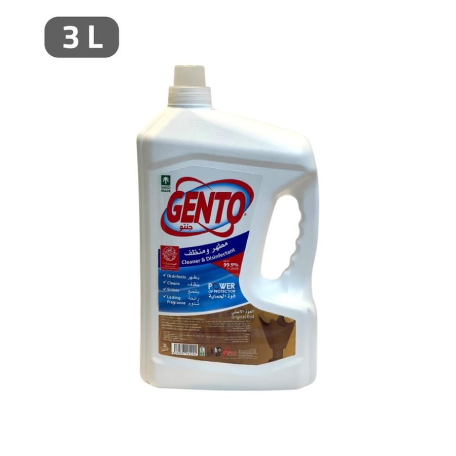 جنتو معطر أرضيات 3 لتر  العود