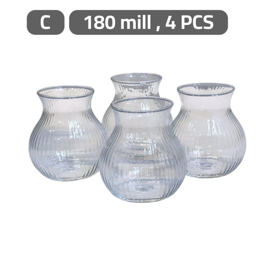 طقم كاسات 4 قطع C