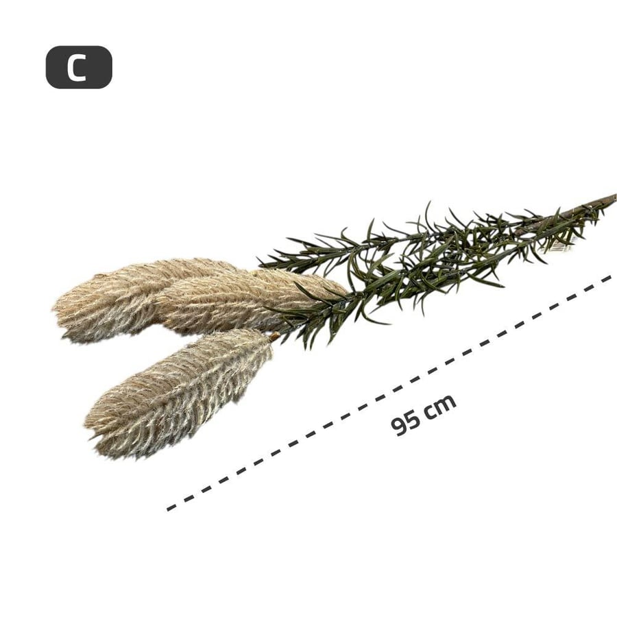 Bergaras branch with feathers for decoration