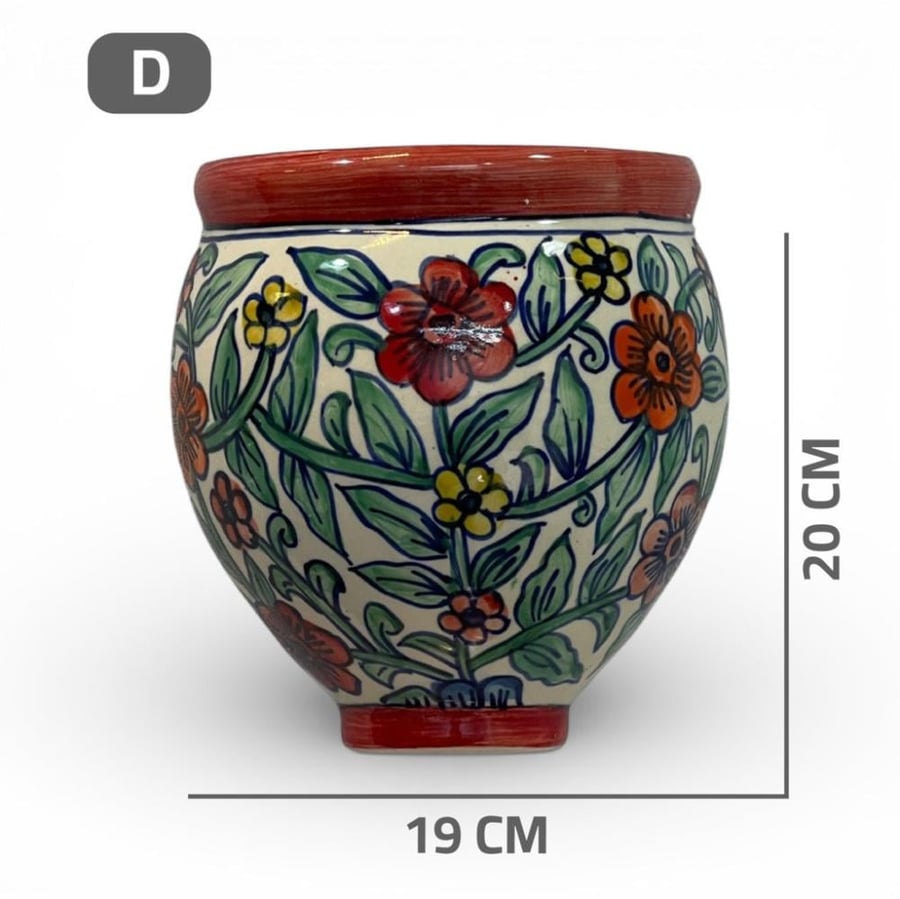 White ceramic vase