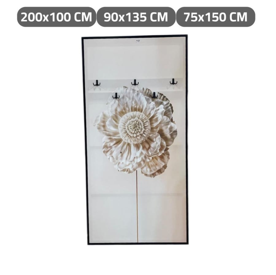 Wall panel with clothes hanger