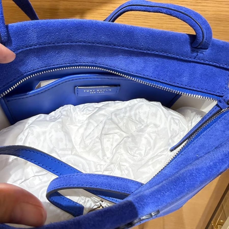 Thea Suede Small Tote