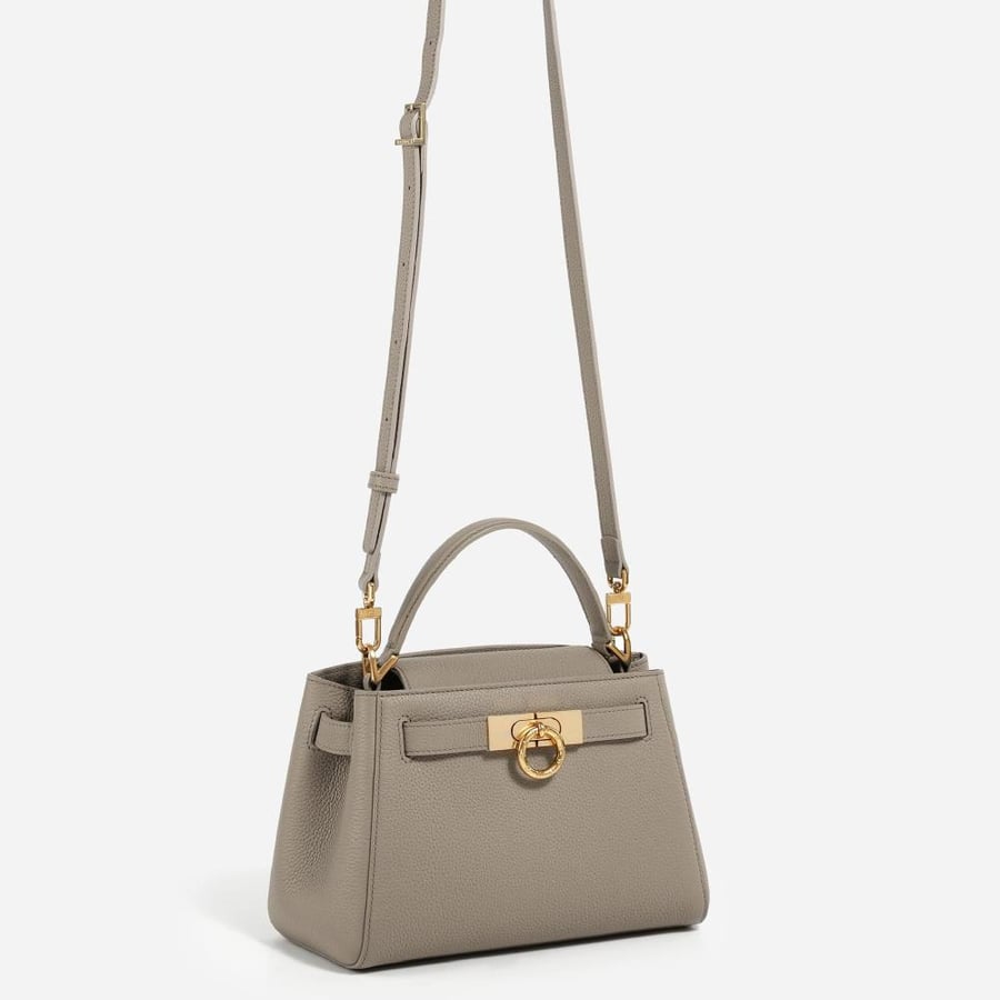 Madison Micro Top Handle Bag - Pebbled