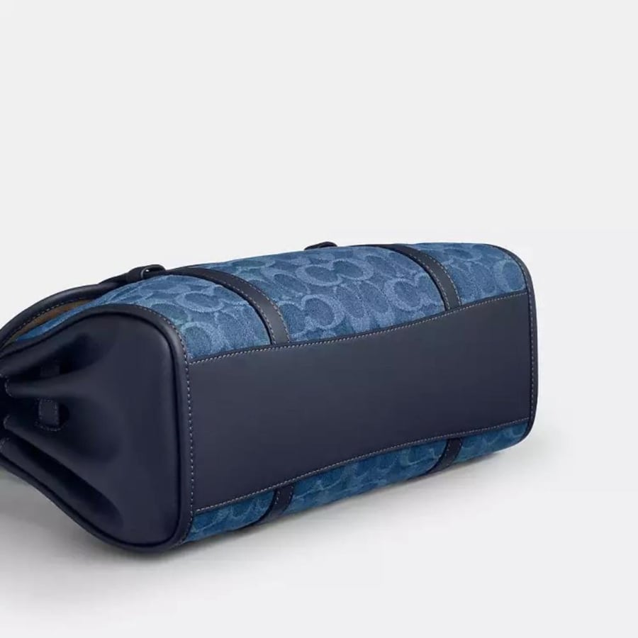 Bridget Flap Shoulder Bag In Signature Denim