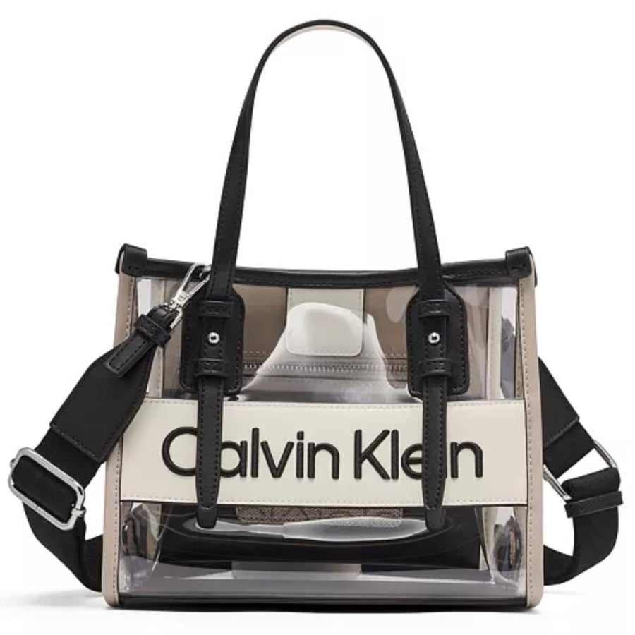Modern Essentials Clear Crossbody with Web Strap