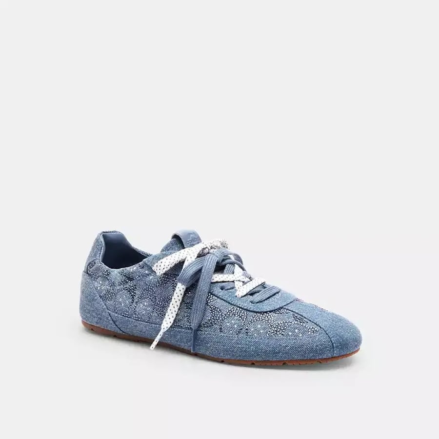 Soft Sneaker In Signature Denim