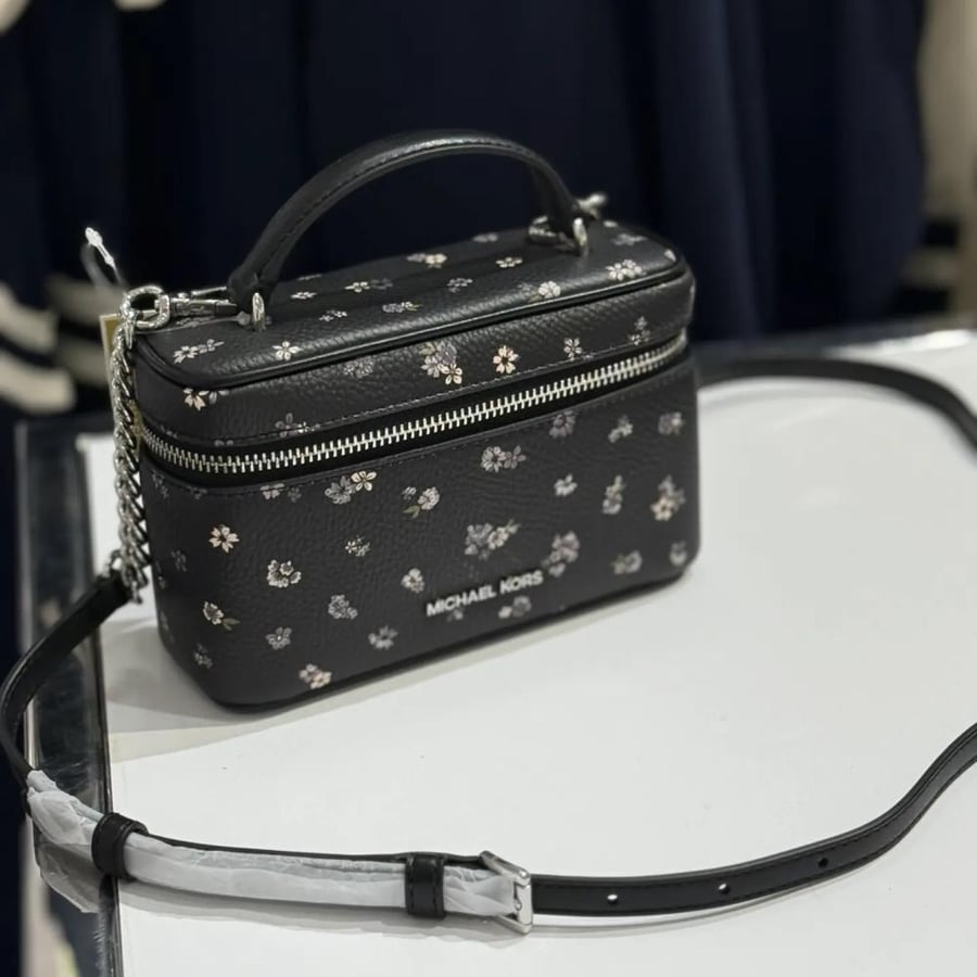Vivi Small Floral Printed Vanity Crossbody Bag