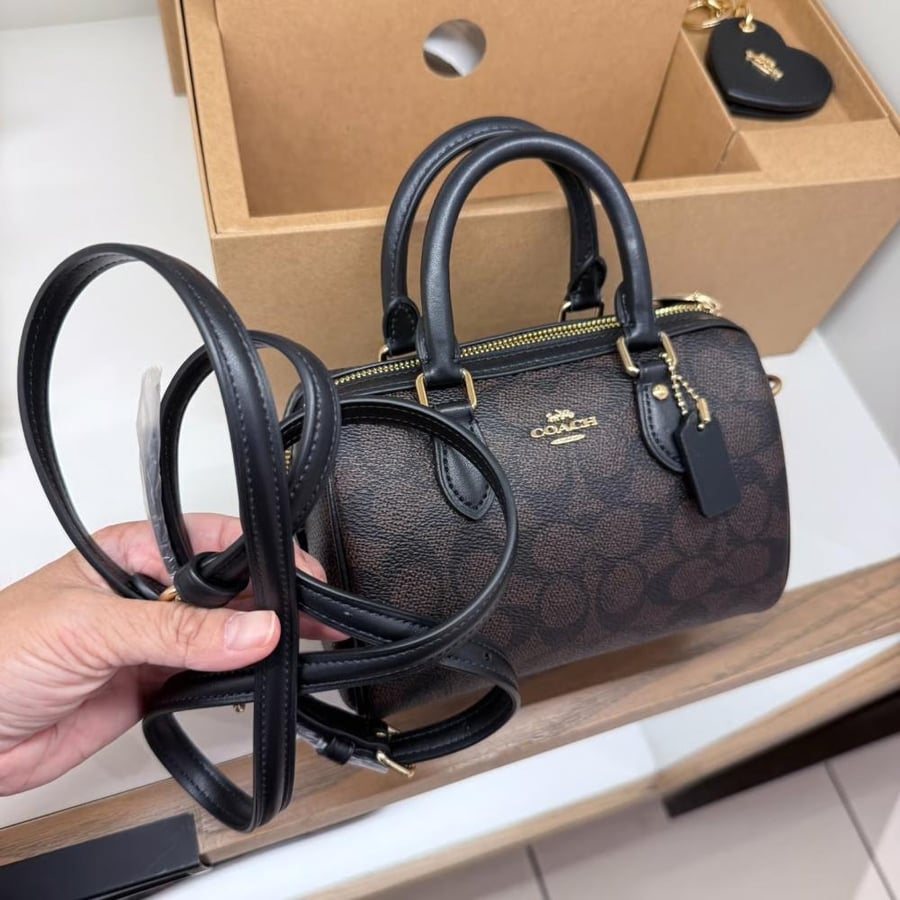 Boxed Mini Rowan Crossbody Bag And Mirror Bag Charm Set
