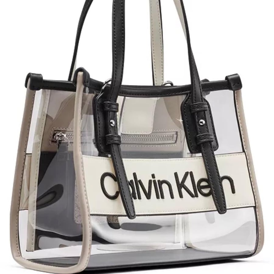 Modern Essentials Clear Crossbody with Web Strap