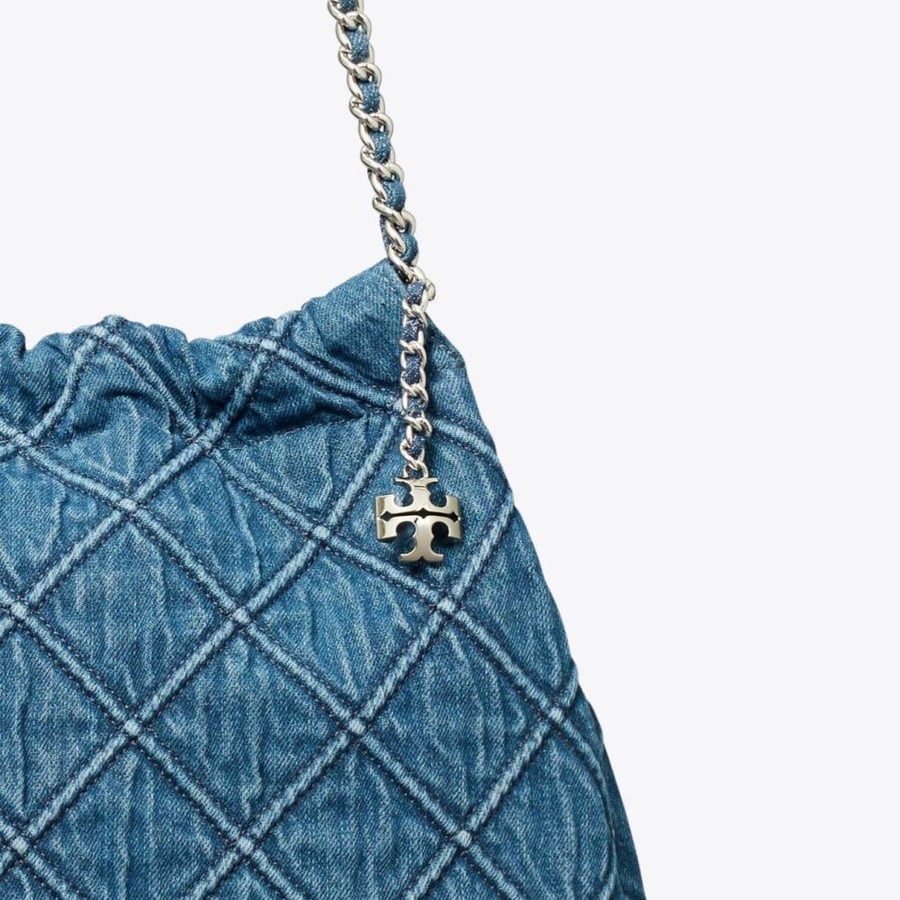 FLEMING SOFT DENIM HOBO BAG