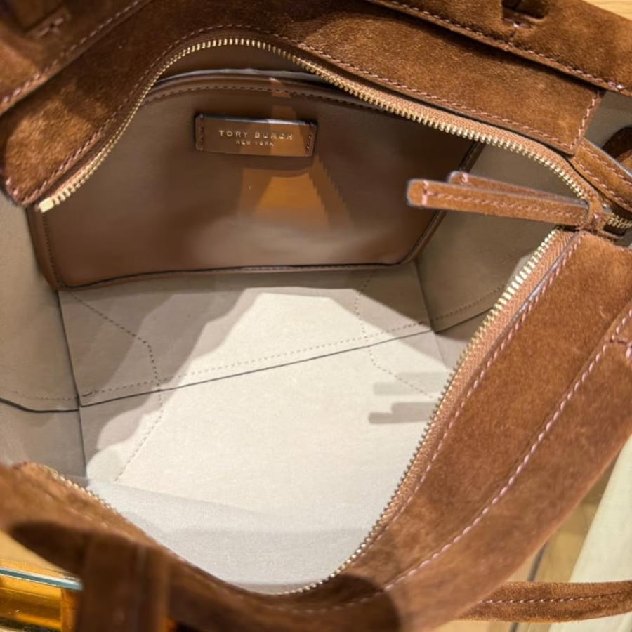 Thea Suede Small Tote