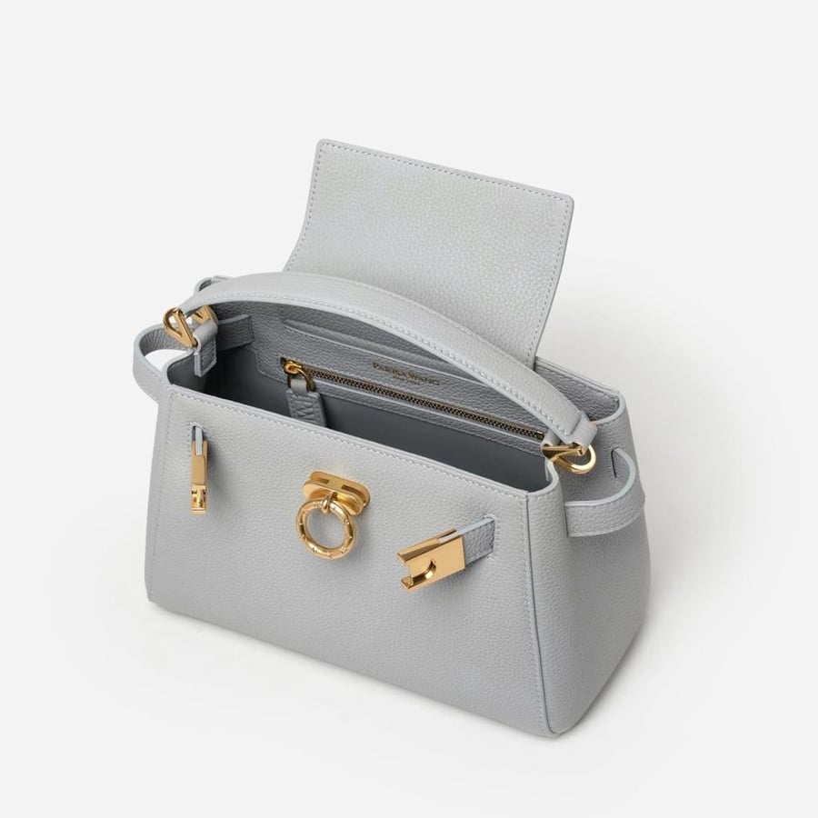 Madison Micro Top Handle Bag - Pebbled