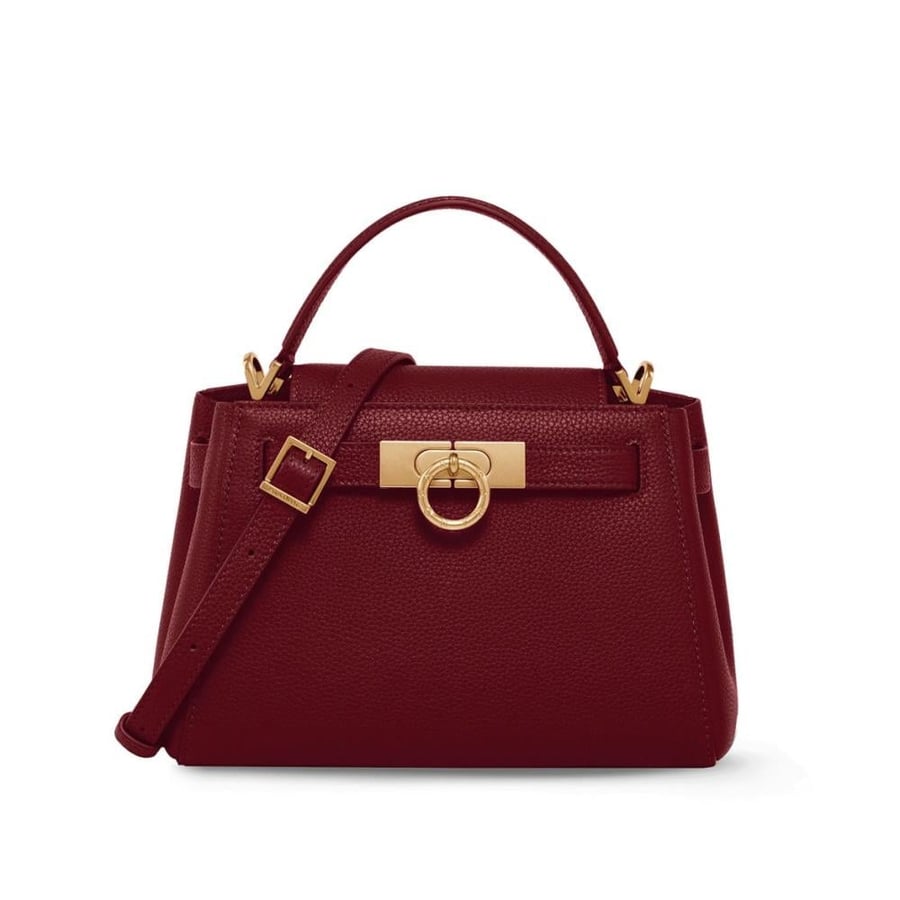 Madison Micro Top Handle Bag - Pebbled