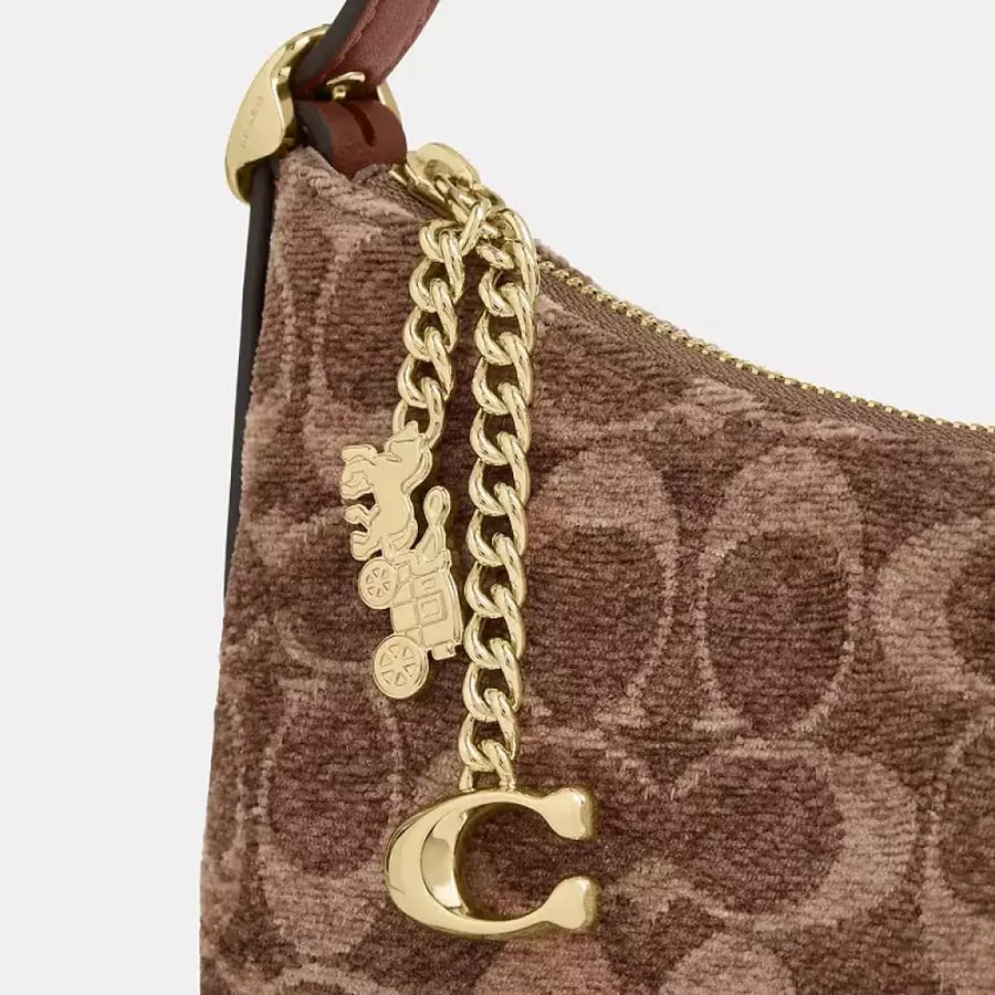 Emeilia Shoulder Bag In Signature Chenille