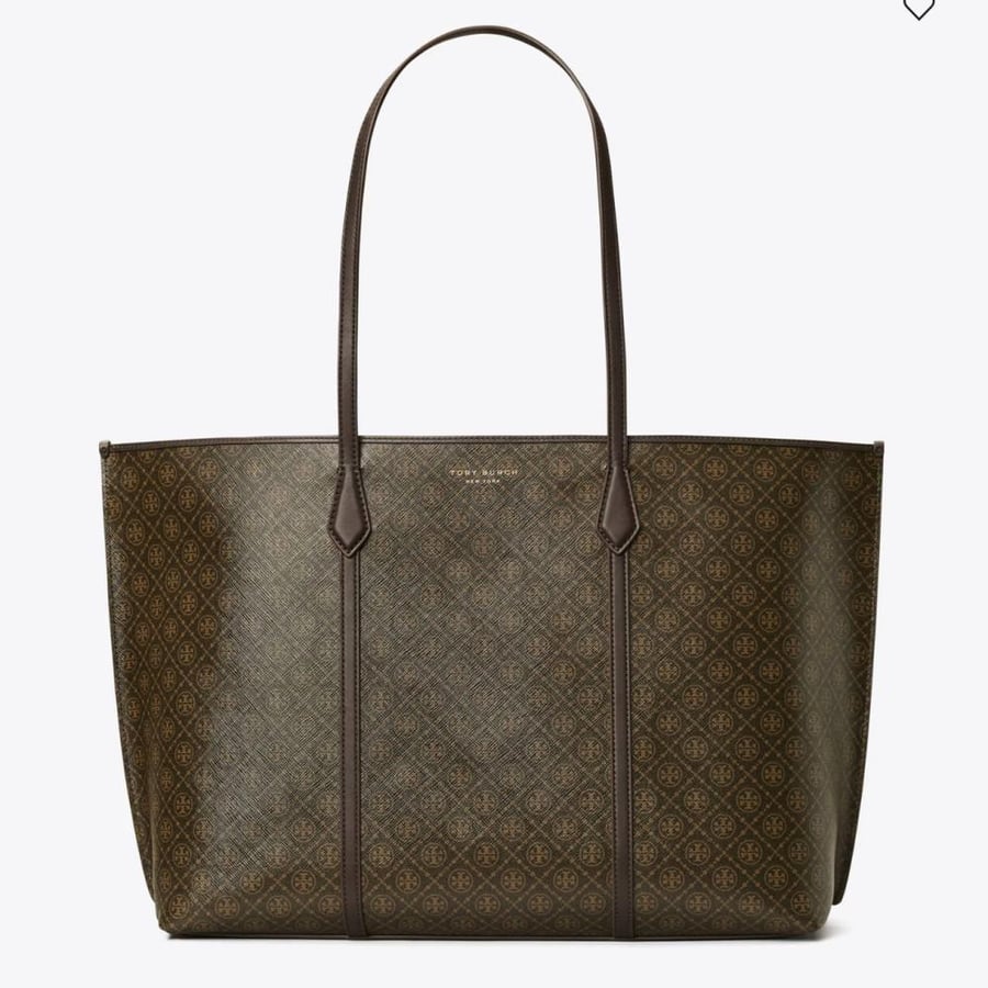 PERRY COATED CANVAS TOTE