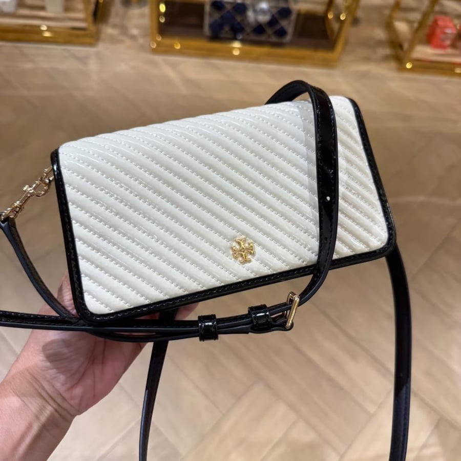 Emerson Mini Crossbody Patent Puffy Quilted