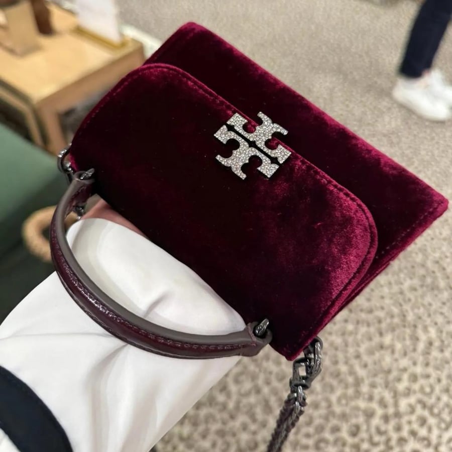 Britten Velvet Pave Mini Top Handle