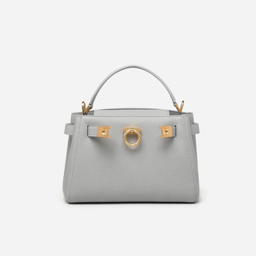 Madison Micro Top Handle Bag - Pebbled