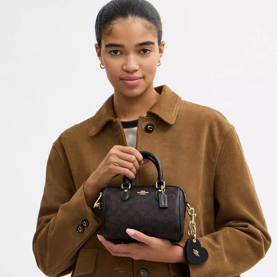 Boxed Mini Rowan Crossbody Bag And Mirror Bag Charm Set