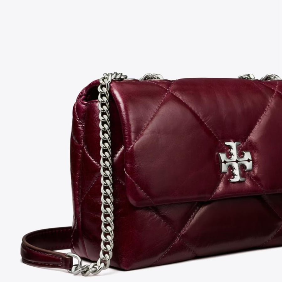 SMALL KIRA DIAMOND QUILT DISTRESSED SHOULDER BAG