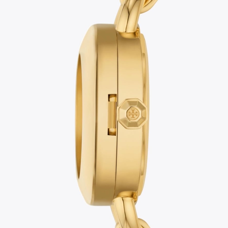 MILLER WATCH GIFT SET, GOLD-TONE STAINLESS STEEL