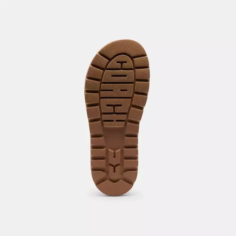 Brynn Sandal In Crystal Signature Jacquard