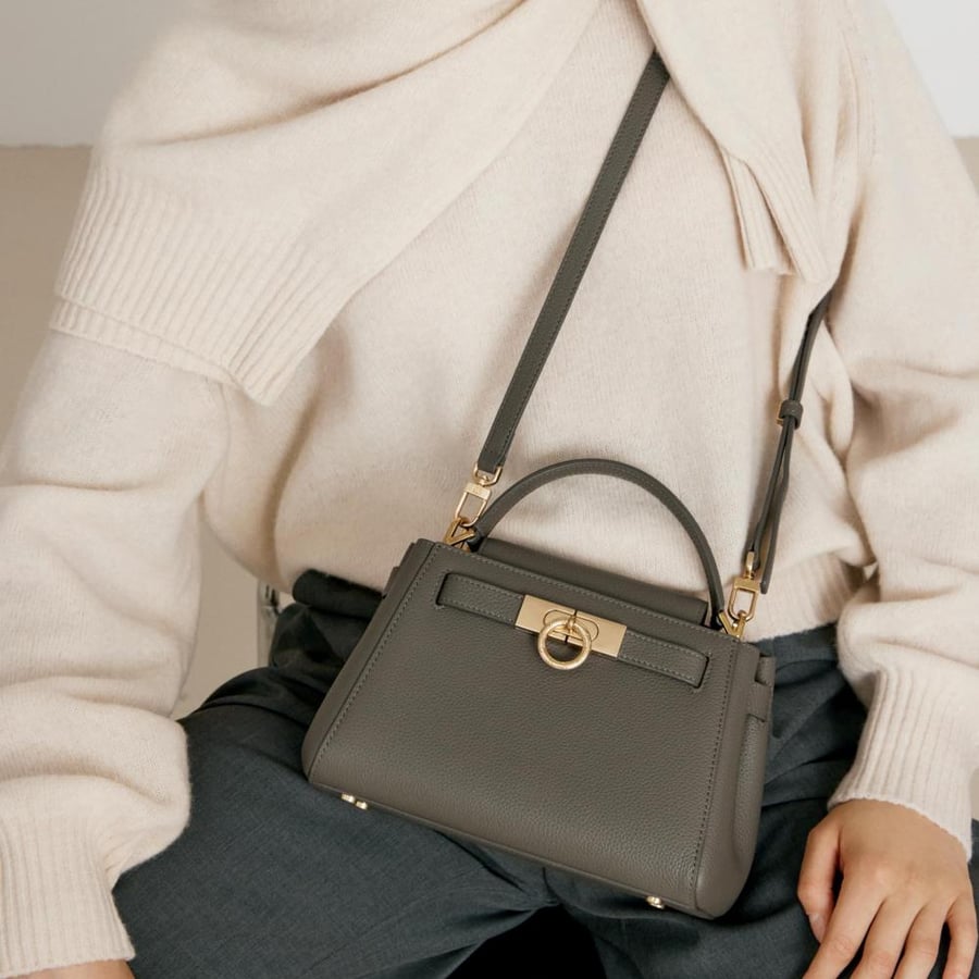 Madison Micro Top Handle Bag - Pebbled