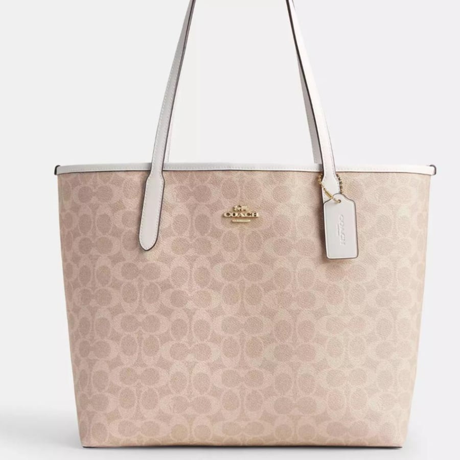 City Tote In Signature Canvas