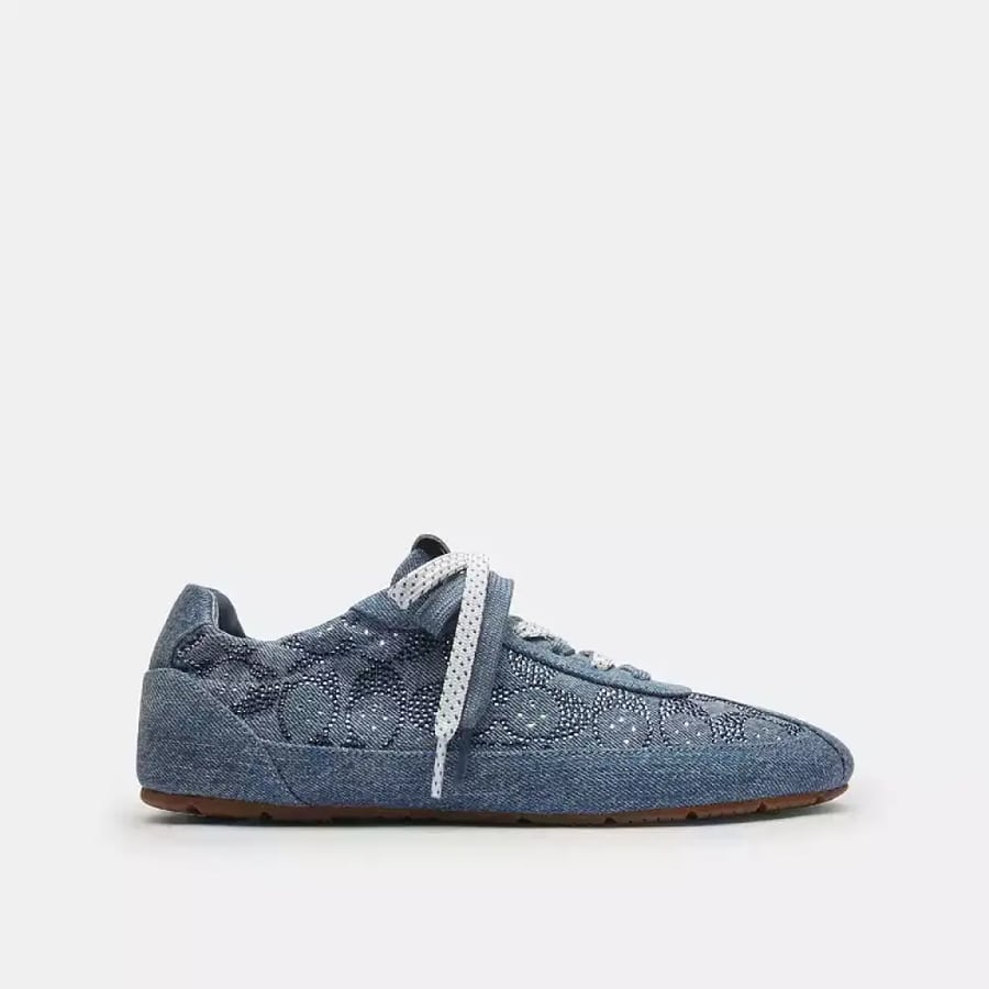 Soft Sneaker In Signature Denim