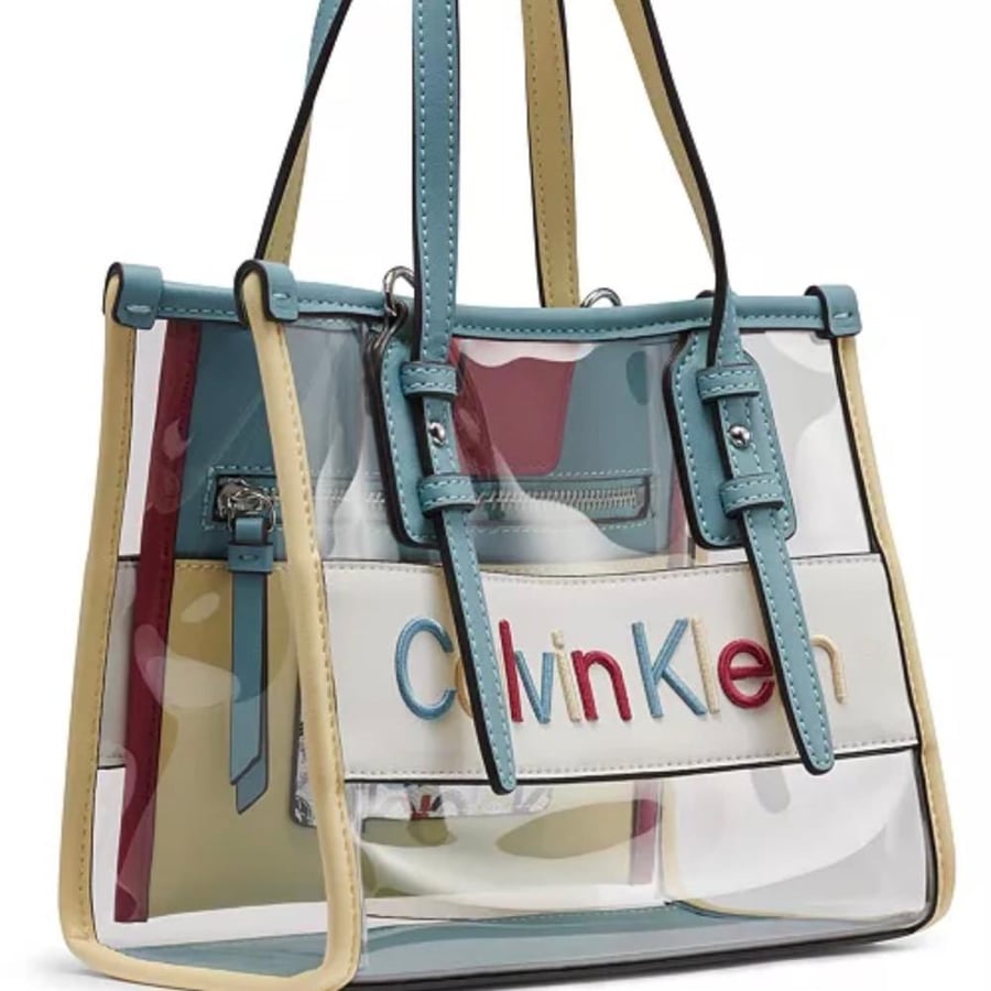 Modern Essentials Clear Crossbody with Web Strap