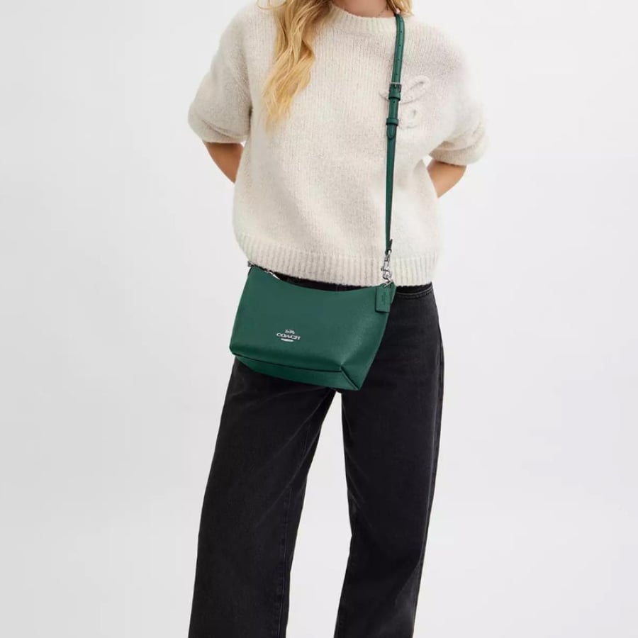 Zip Top Shoulder Bag
