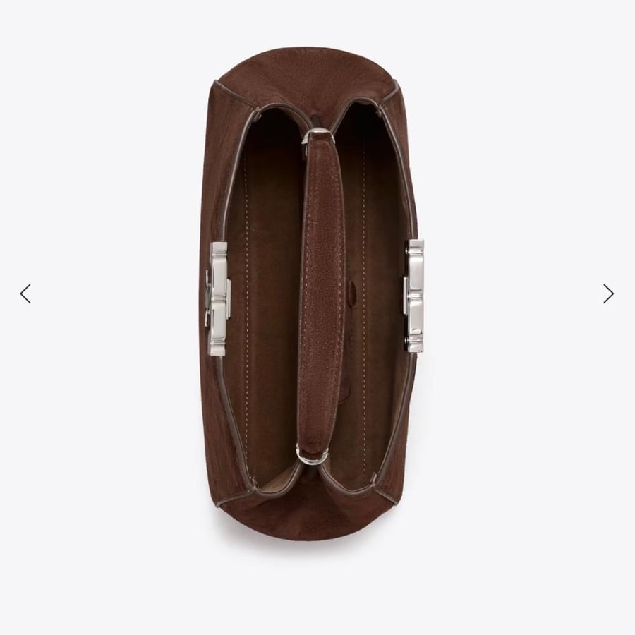 MEDIUM ELEANOR SUEDE SATCHEL