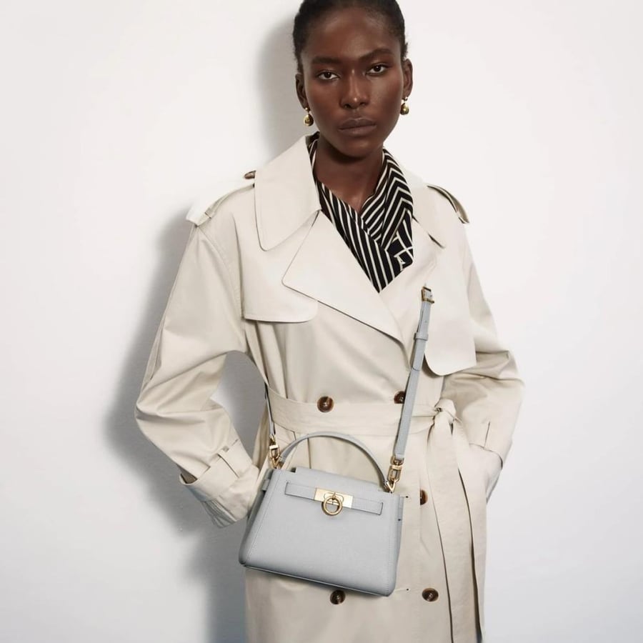 Madison Micro Top Handle Bag - Pebbled