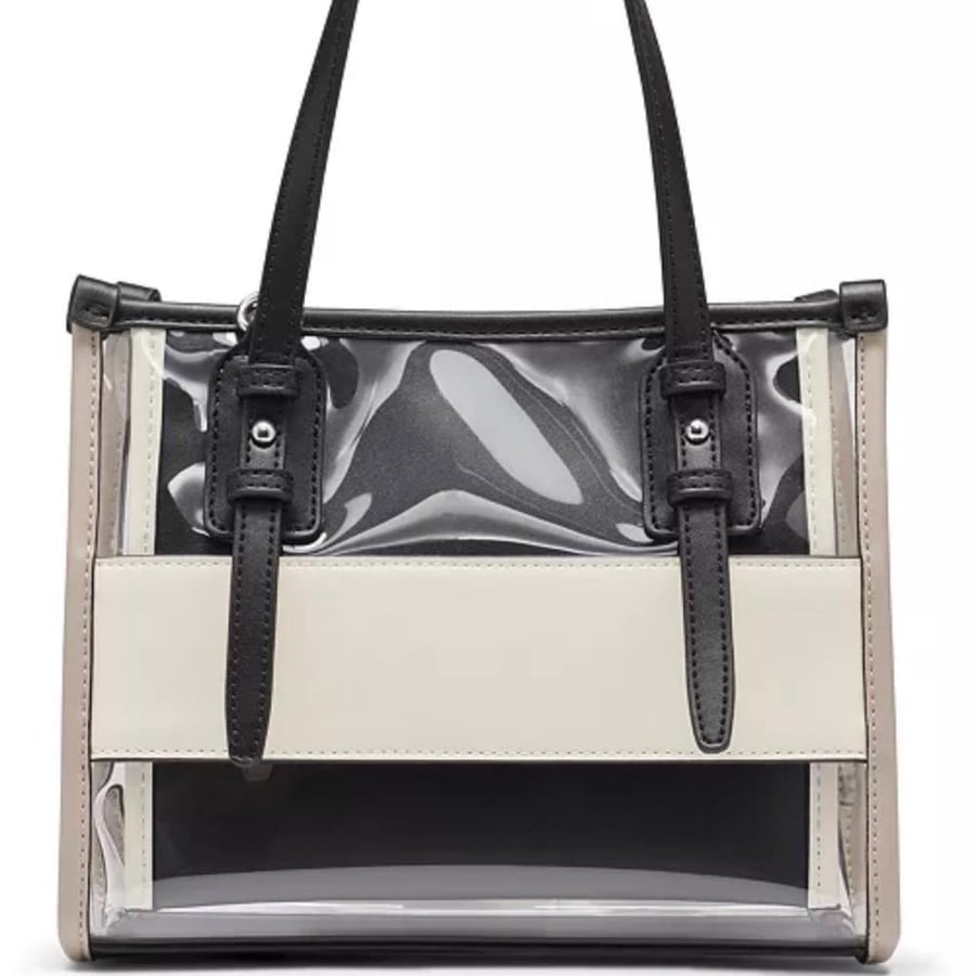 Modern Essentials Clear Crossbody with Web Strap