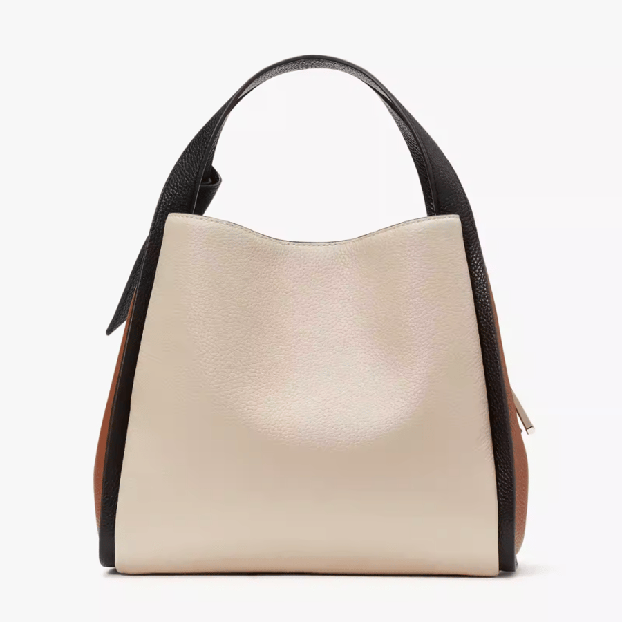Knott Colorblocked Medium Crossbody Tote