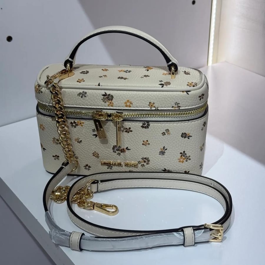 Vivi Small Floral Printed Vanity Crossbody Bag