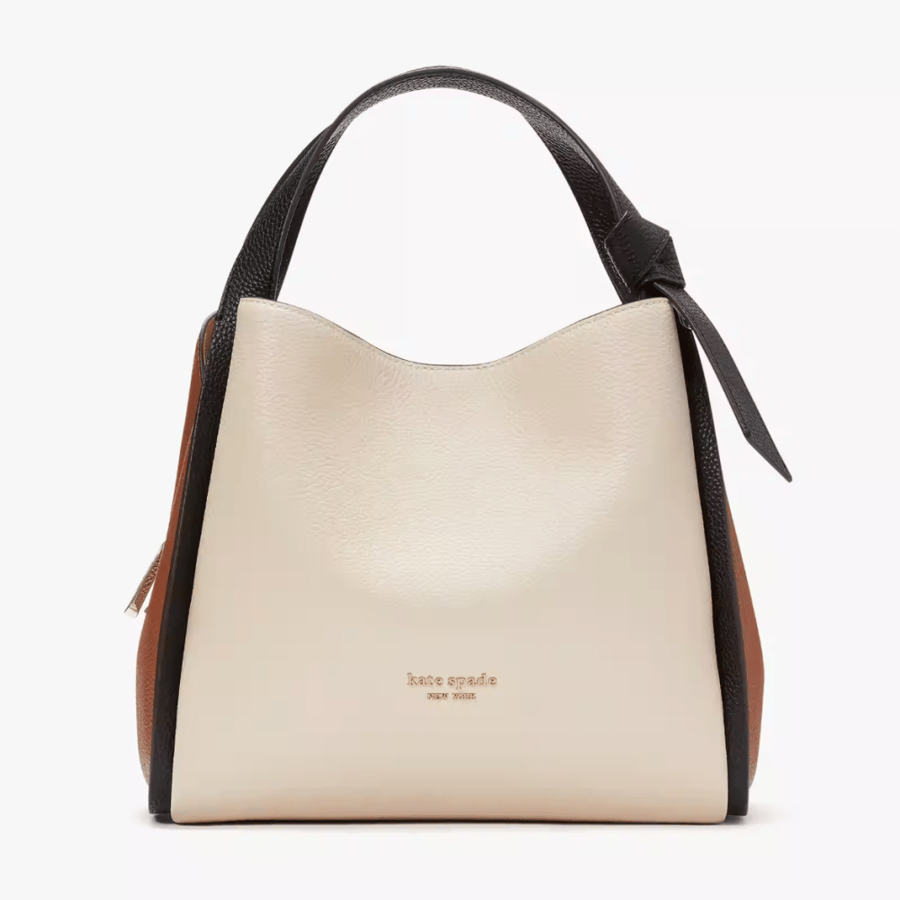 Knott Colorblocked Medium Crossbody Tote